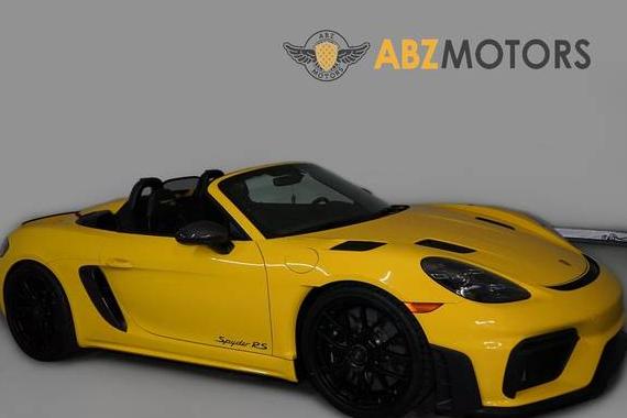 PORSCHE 718 SPYDER 2025 WP0CE2A83SK238270 image PORSCHE 718 SPYDER 2025 WP0CE2A83SK238270 image